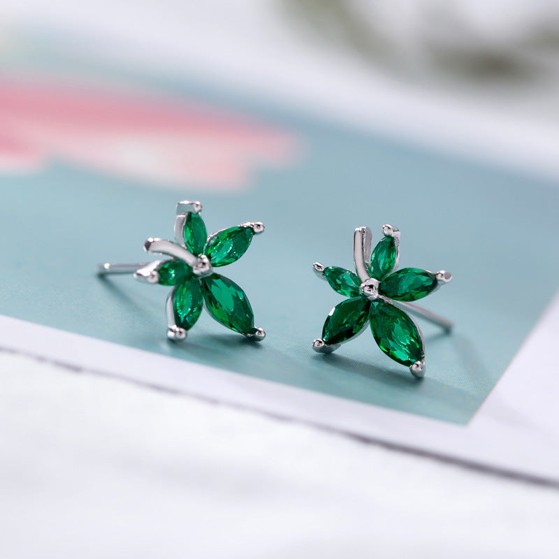 Autumn Grace Maple Leaf Earrings