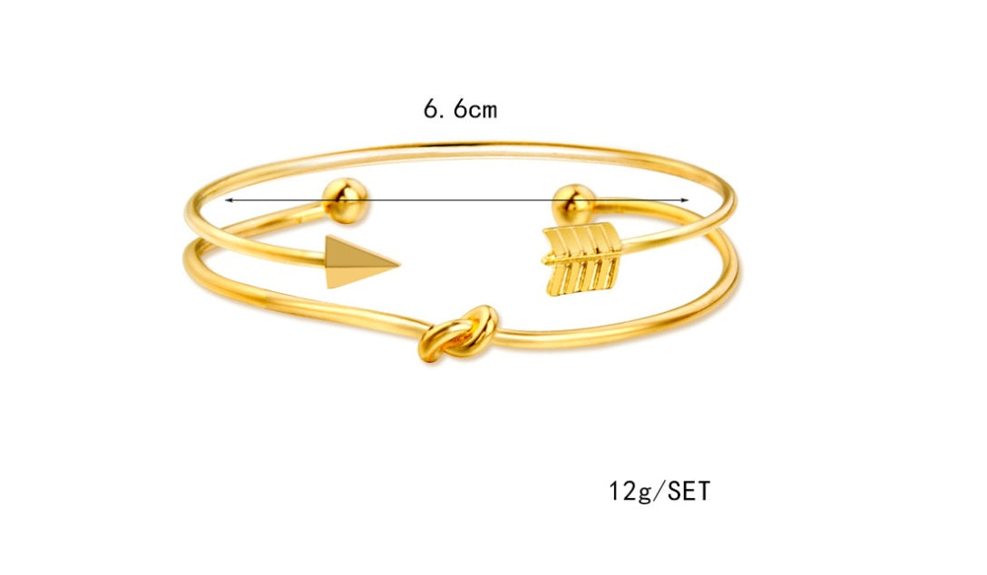 Modyle Crystal Heart Wedding Bracelets Collection