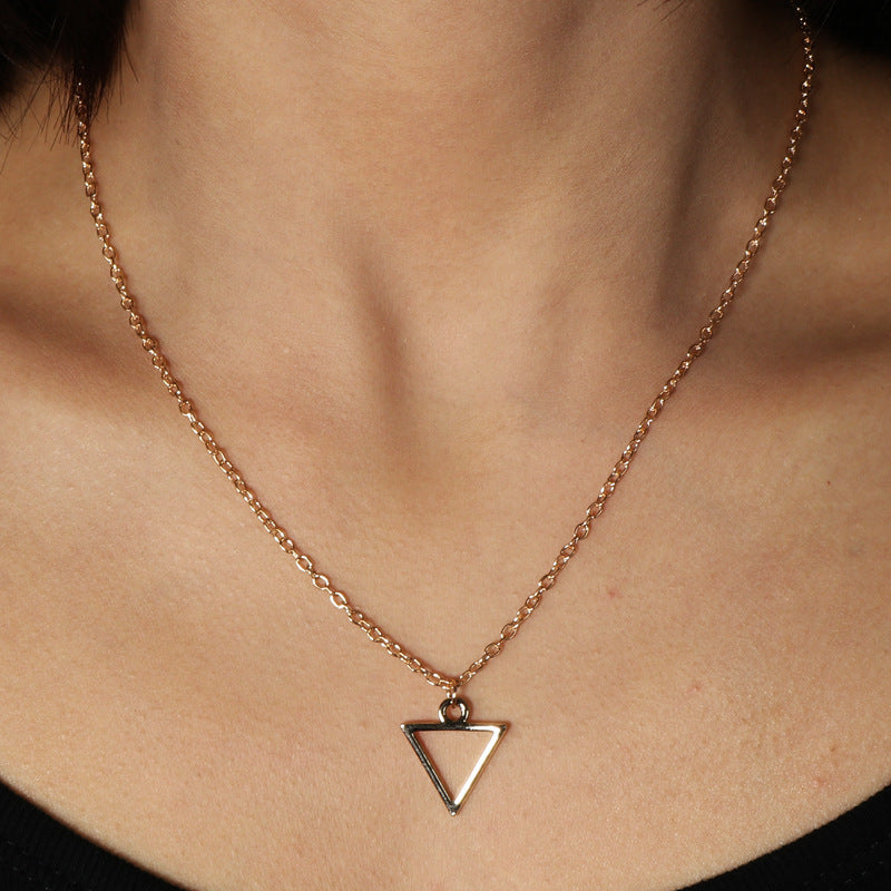 Geometric Triangle Pendant