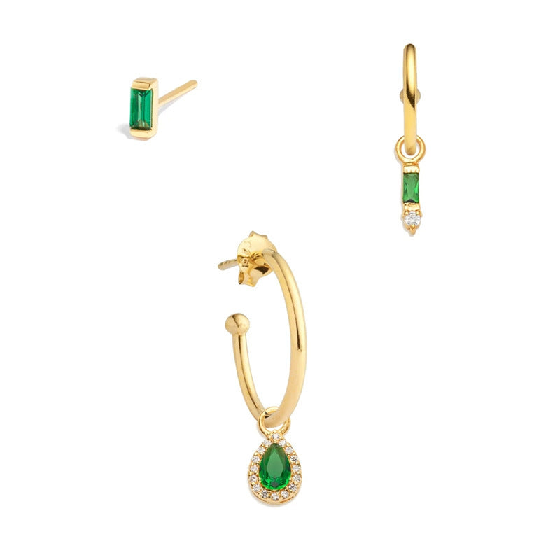 Chic Trio Statement Earrings Set