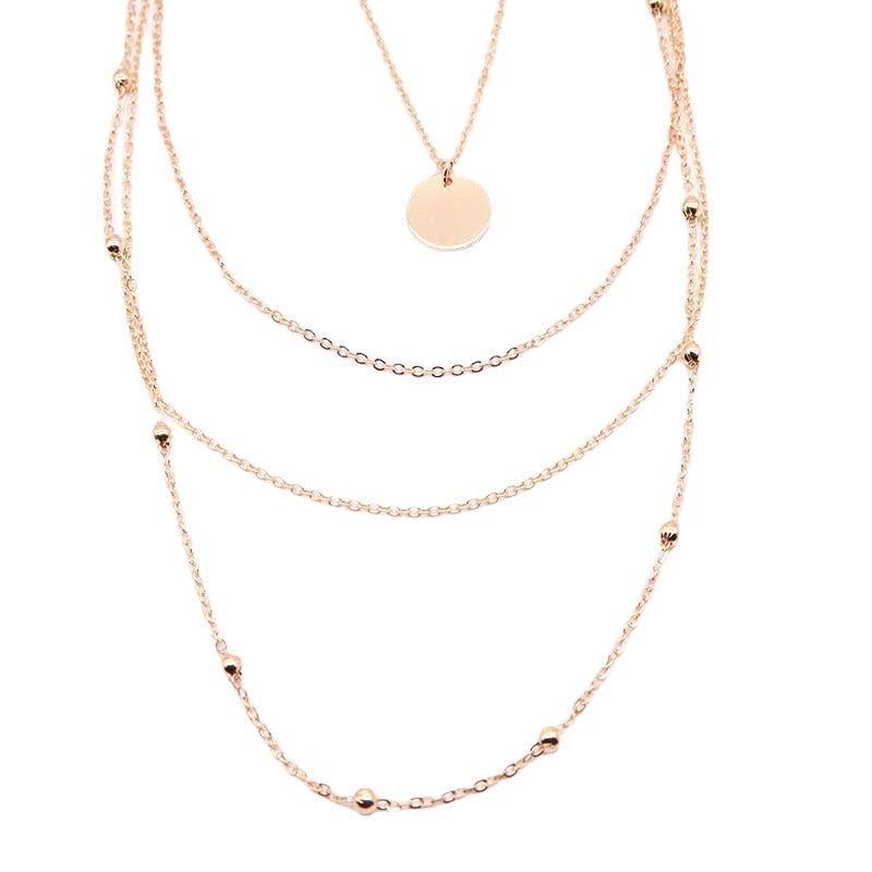 Glimmer Tassel Clavicle Necklace
