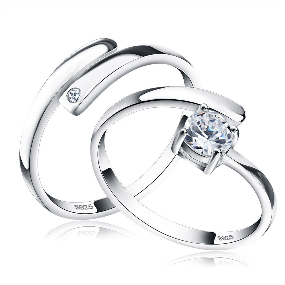 Vow Sterling Couple Rings
