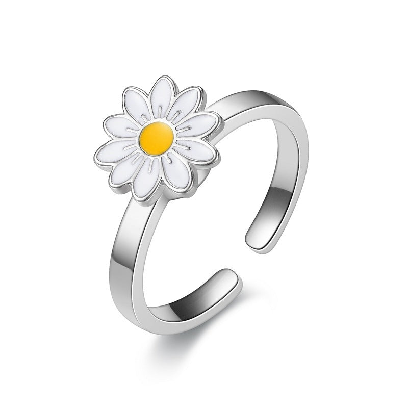 Blooming Gaze Fidget Spinner Ring