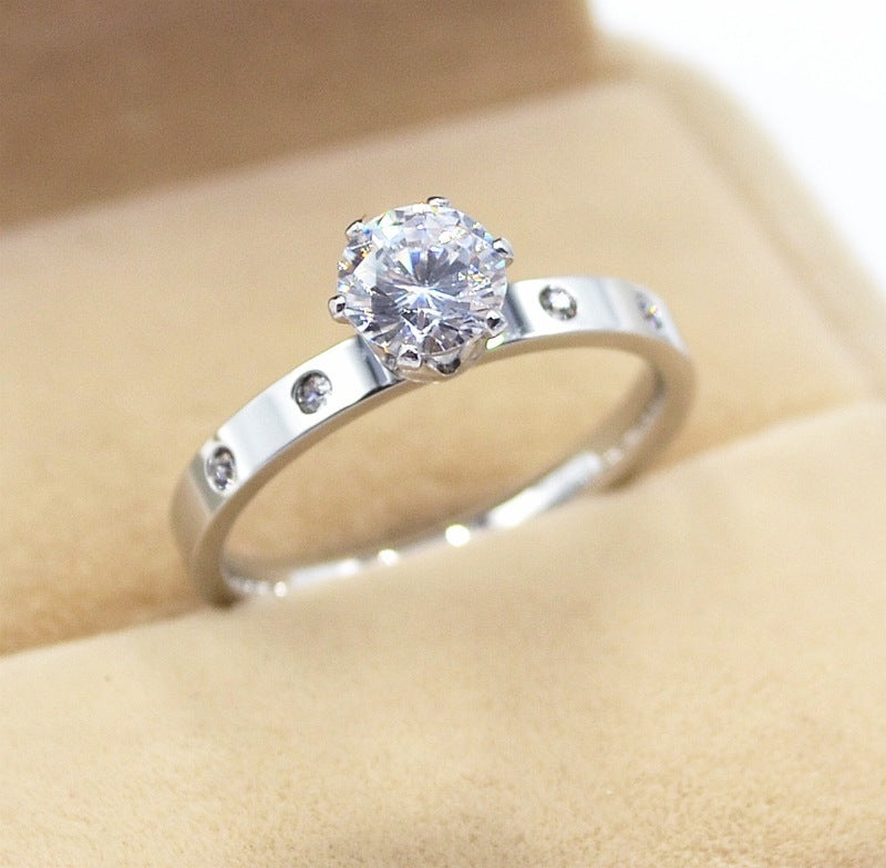 Petite Radiance Rose Gold Diamond Rings