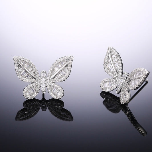 Celestial Butterfly Diamond Earrings
