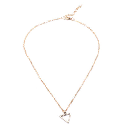 Geometric Triangle Pendant