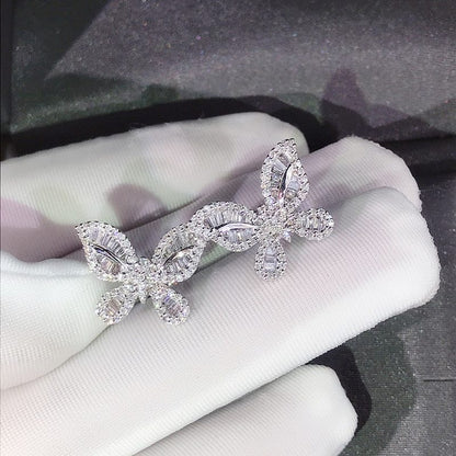 Celestial Butterfly Diamond Earrings