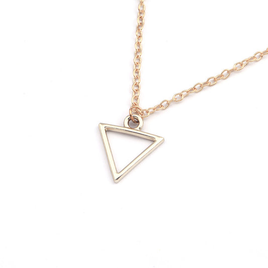 Geometric Triangle Pendant