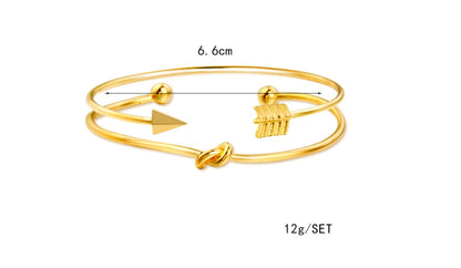 Modyle Crystal Heart Wedding Bracelets Collection