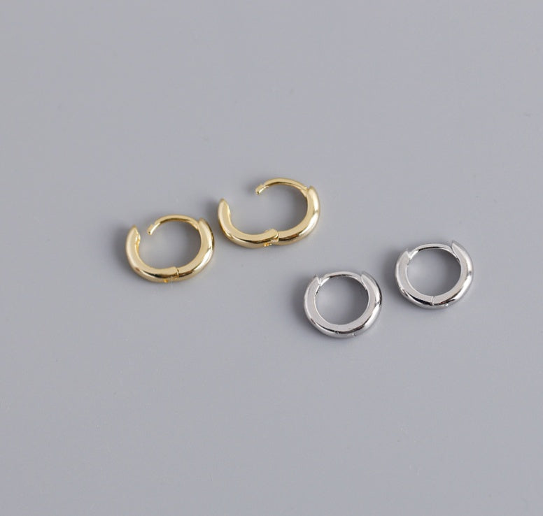 Luna Gleam Sterling Silver Earrings