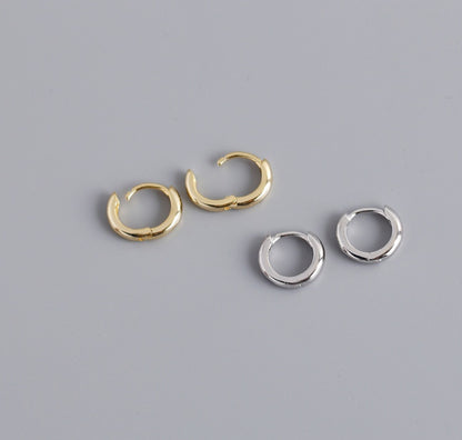 Luna Gleam Sterling Silver Earrings