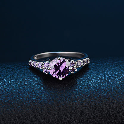 Cinily Lilac Spark Ring