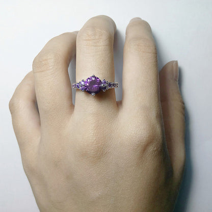 Cinily Lilac Spark Ring