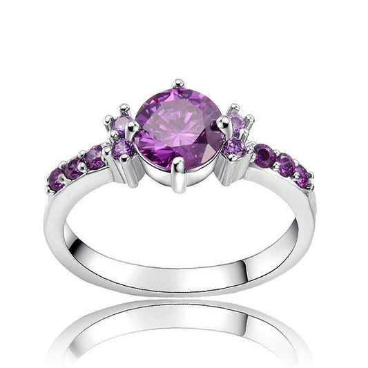 Cinily Lilac Spark Ring