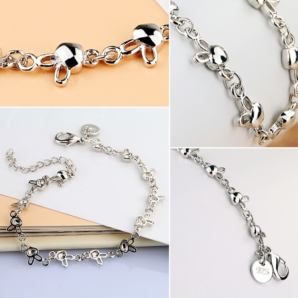 Platinum Rabbit Bracelet
