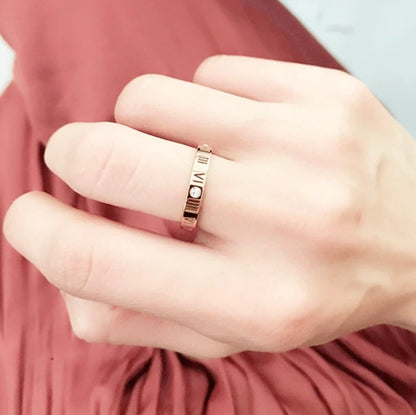 Eternal Numerals Diamond Couple Rings