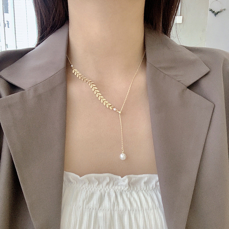 Wheat Elegance Clavicle Chain