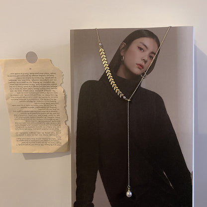 Wheat Elegance Clavicle Chain