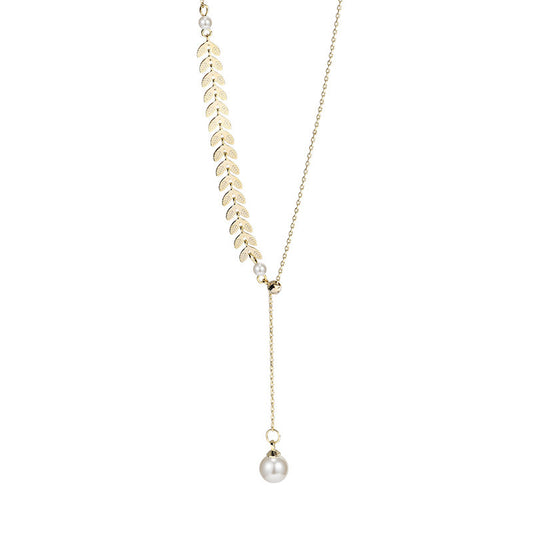 Wheat Elegance Clavicle Chain