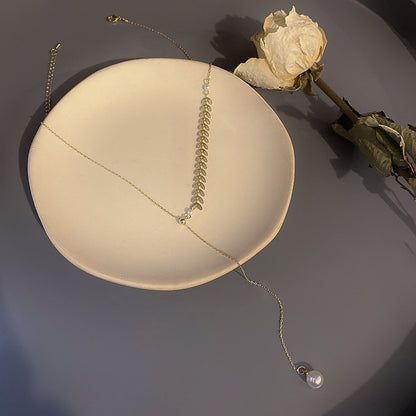 Wheat Elegance Clavicle Chain