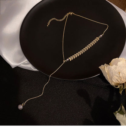 Wheat Elegance Clavicle Chain