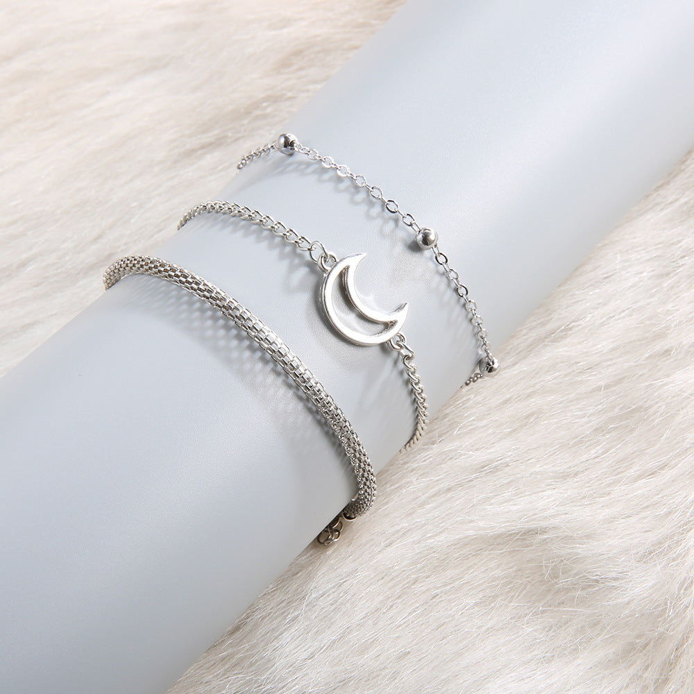 Moon Anklet Set