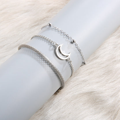 Moon Anklet Set