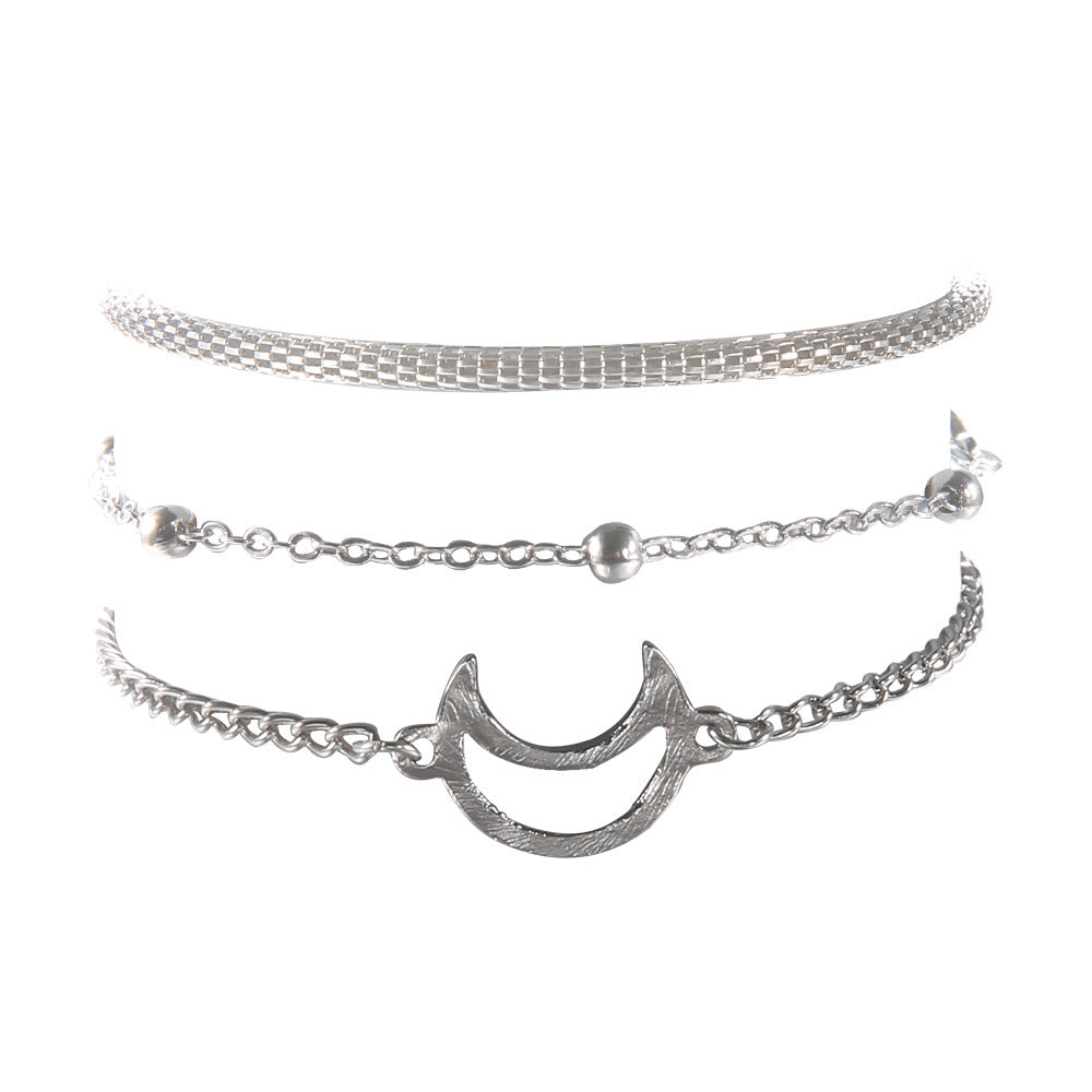 Moon Anklet Set