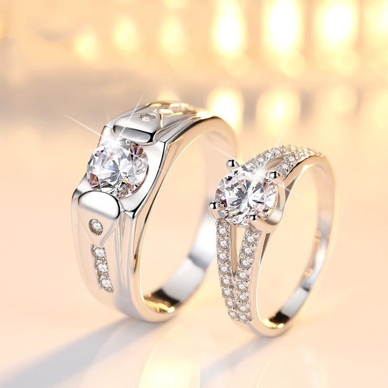 Radiant Love Diamond Rings