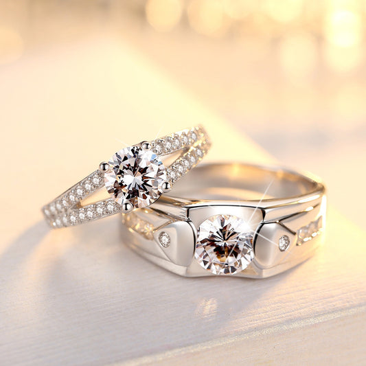 Radiant Love Diamond Rings