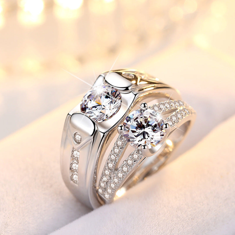 Radiant Love Diamond Rings