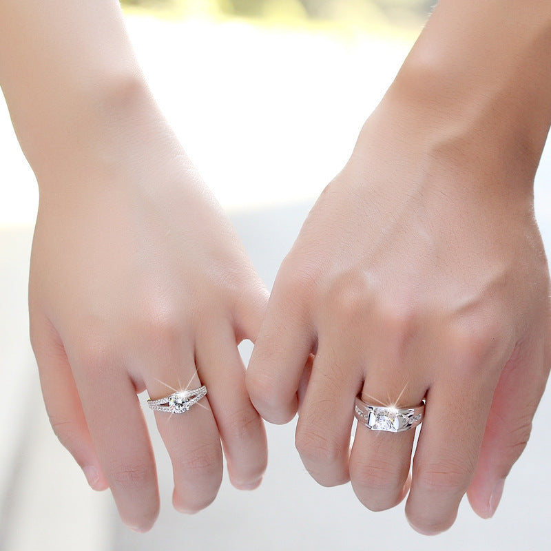 Radiant Love Diamond Rings