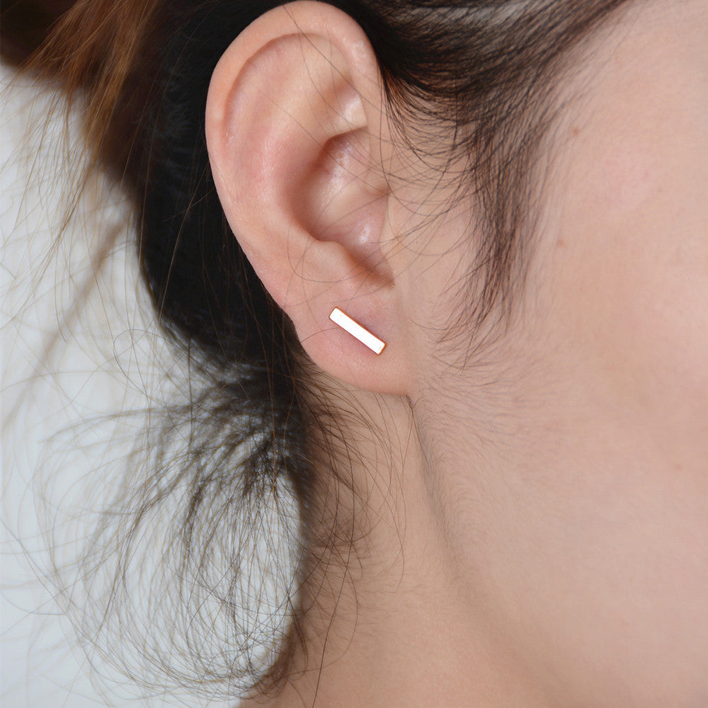 Sleek Essence Flat Earrings