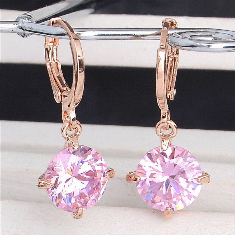 Golden Glow CZ Hoop Earrings – Elegant Holiday Gift