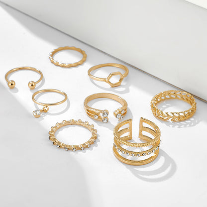 Radiant Stacks Diamond Ring Collection