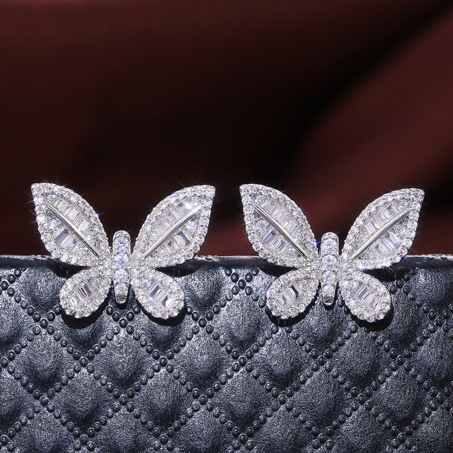 Celestial Butterfly Diamond Earrings