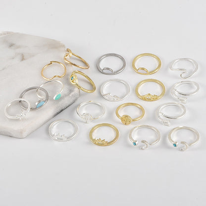Radiant Elegance 19-Piece Women's Rings Collection