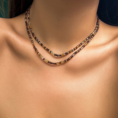 Starfish Shell Duo Necklace