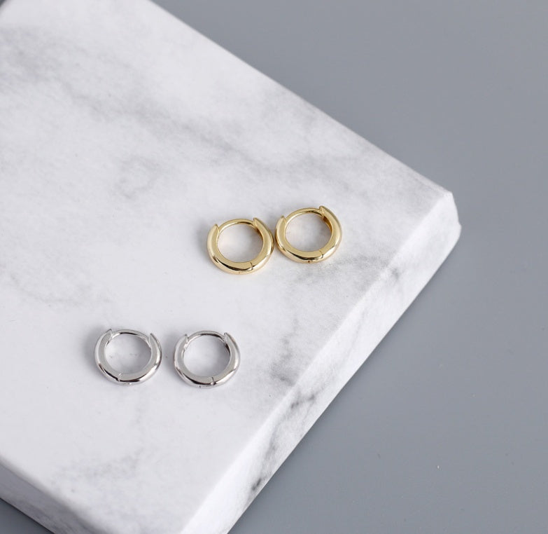 Luna Gleam Sterling Silver Earrings