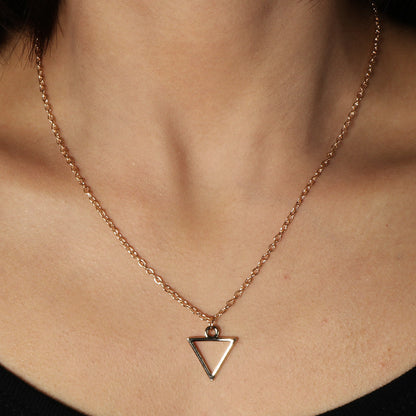 Geometric Triangle Pendant