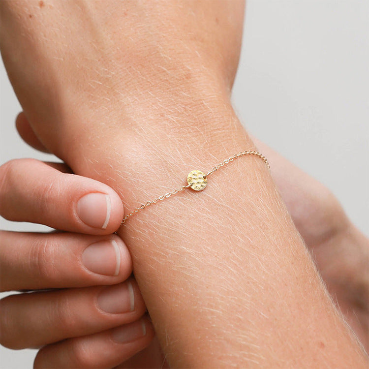 Solstice Glow Geometric Round Bracelet