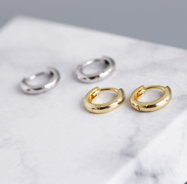 Luna Gleam Sterling Silver Earrings