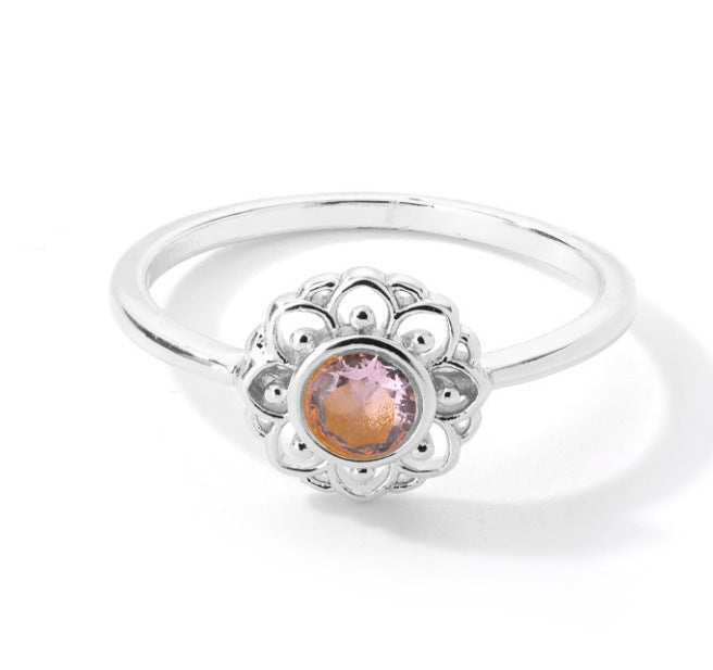 Celestial Lotus Couple Rings