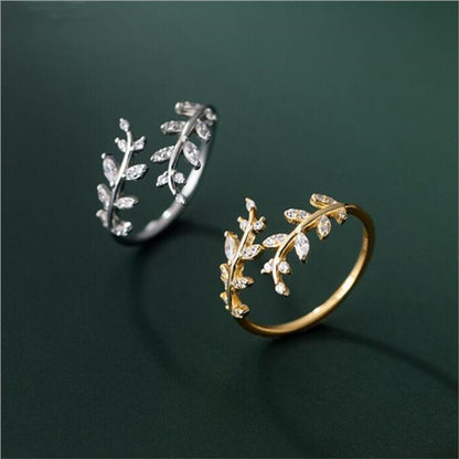 Blossom Branch Fashion Ring