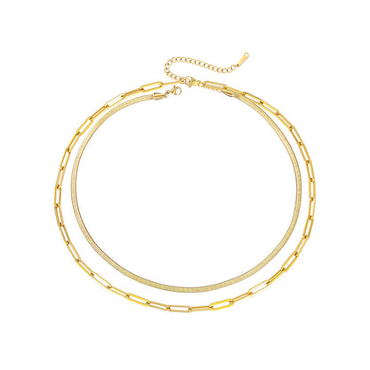 Elegant Duo Layered Necklace