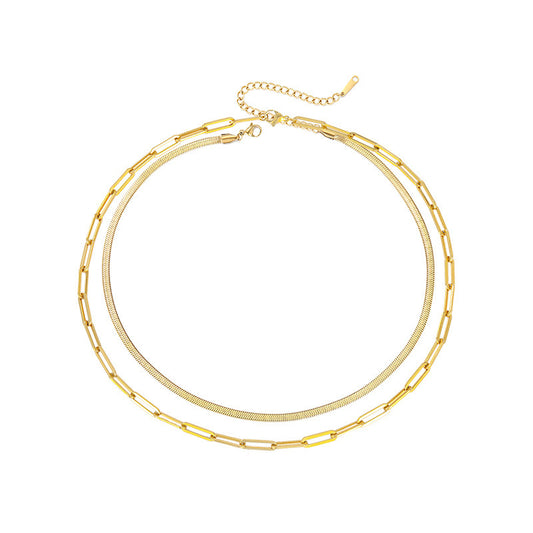 Elegant Duo Layered Necklace