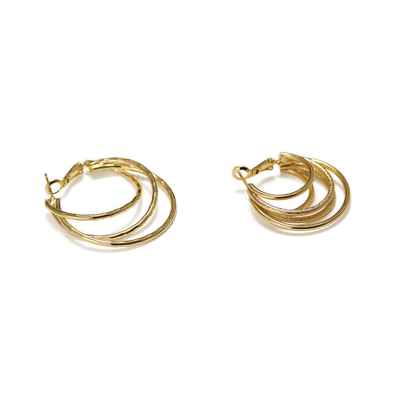 Golden Gleam Plated Earrings