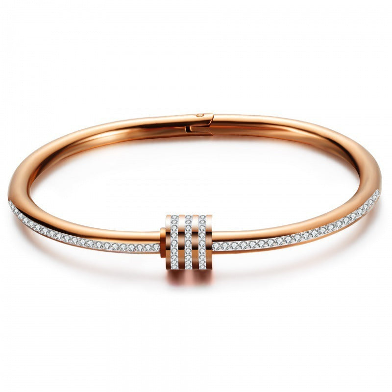 Triple Row Clay Bracelet
