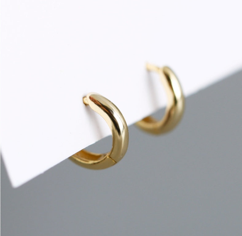 Luna Gleam Sterling Silver Earrings