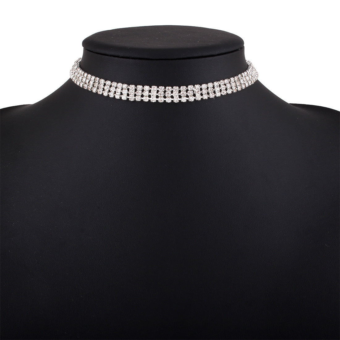 Trendy Rhinestone Sparkle Necklace
